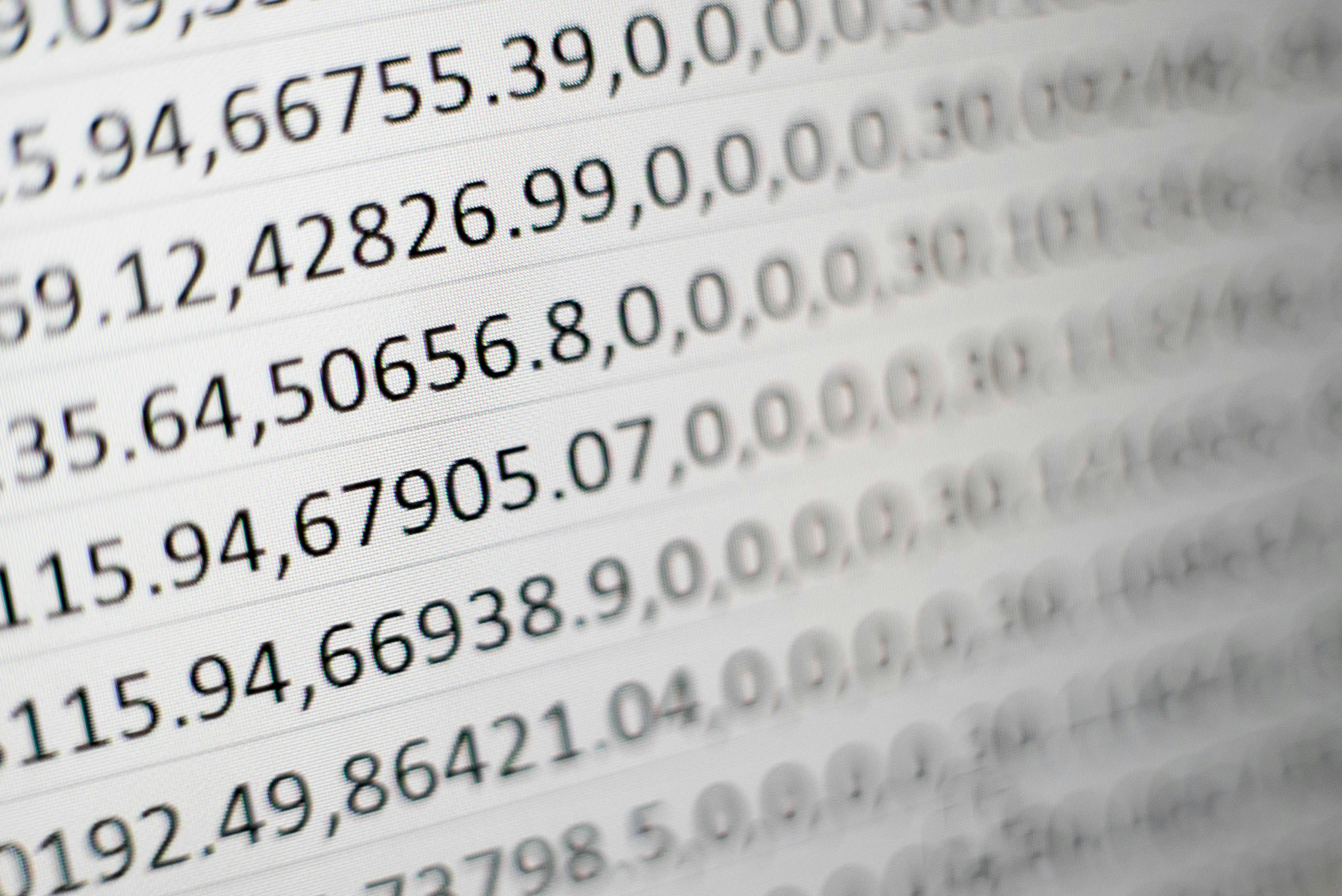 white-printing-paper-with-numbers, Mika Baumeister June 15, 2018