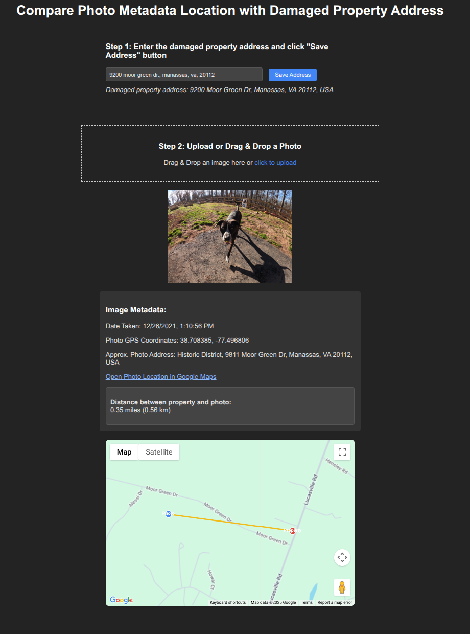 EXIF Inspect Tool